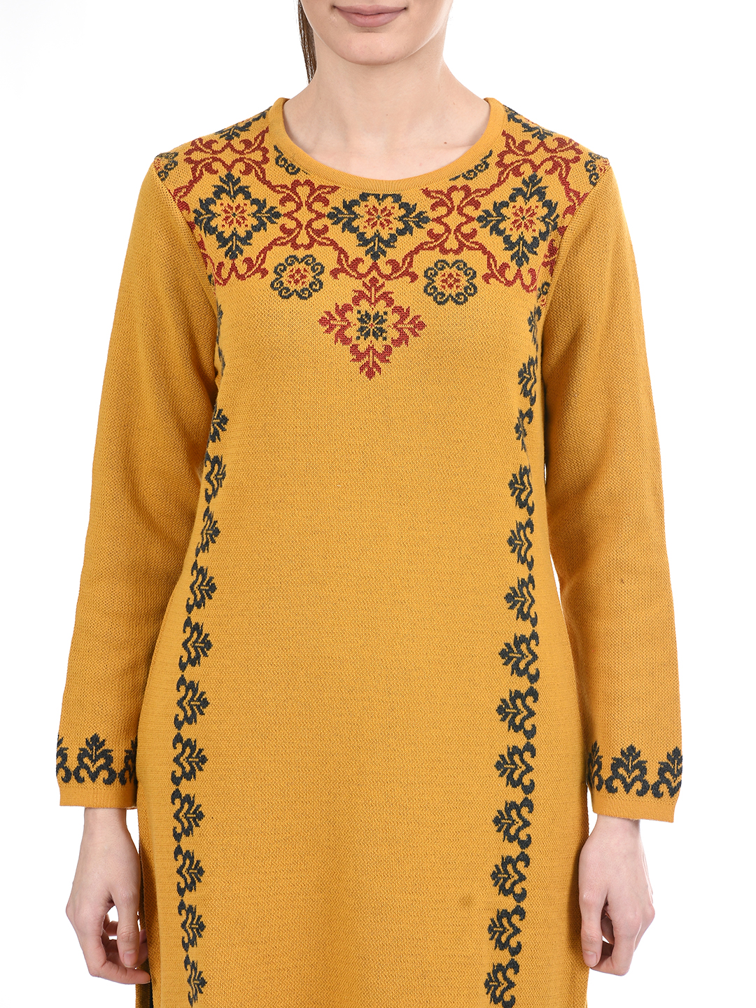 American Eye Women Casual Wear Gold Kurta